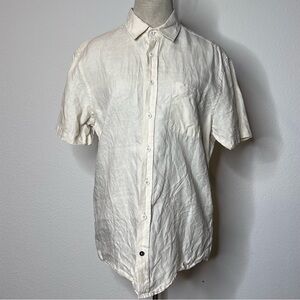 Taylor Stitch Off-White Casual Button Down Shirt